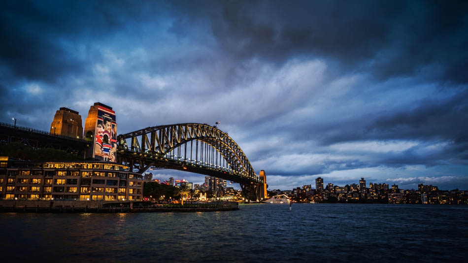 Sydney Australia Sydney Harbour Bridge Bridge City Nightlife